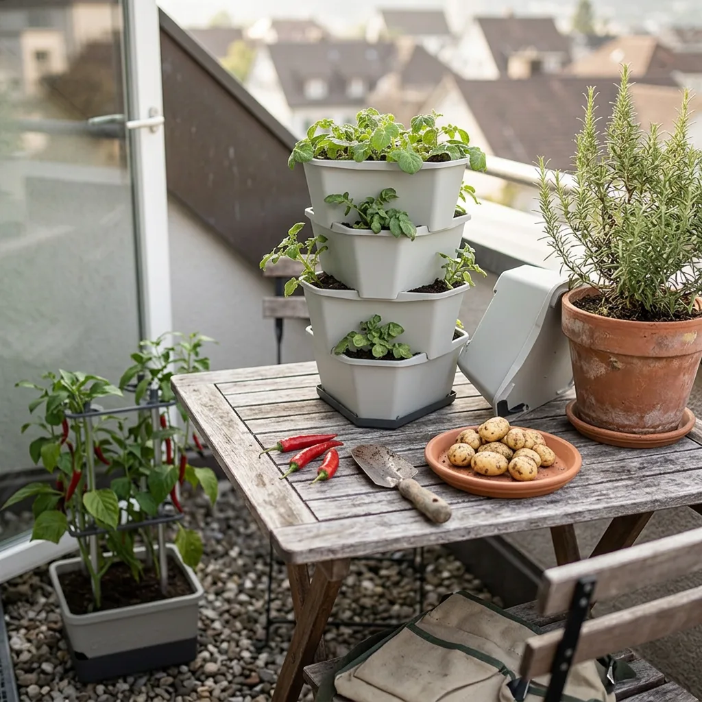 Gemüse vom Balkon, Erlebnis (Szene) 2