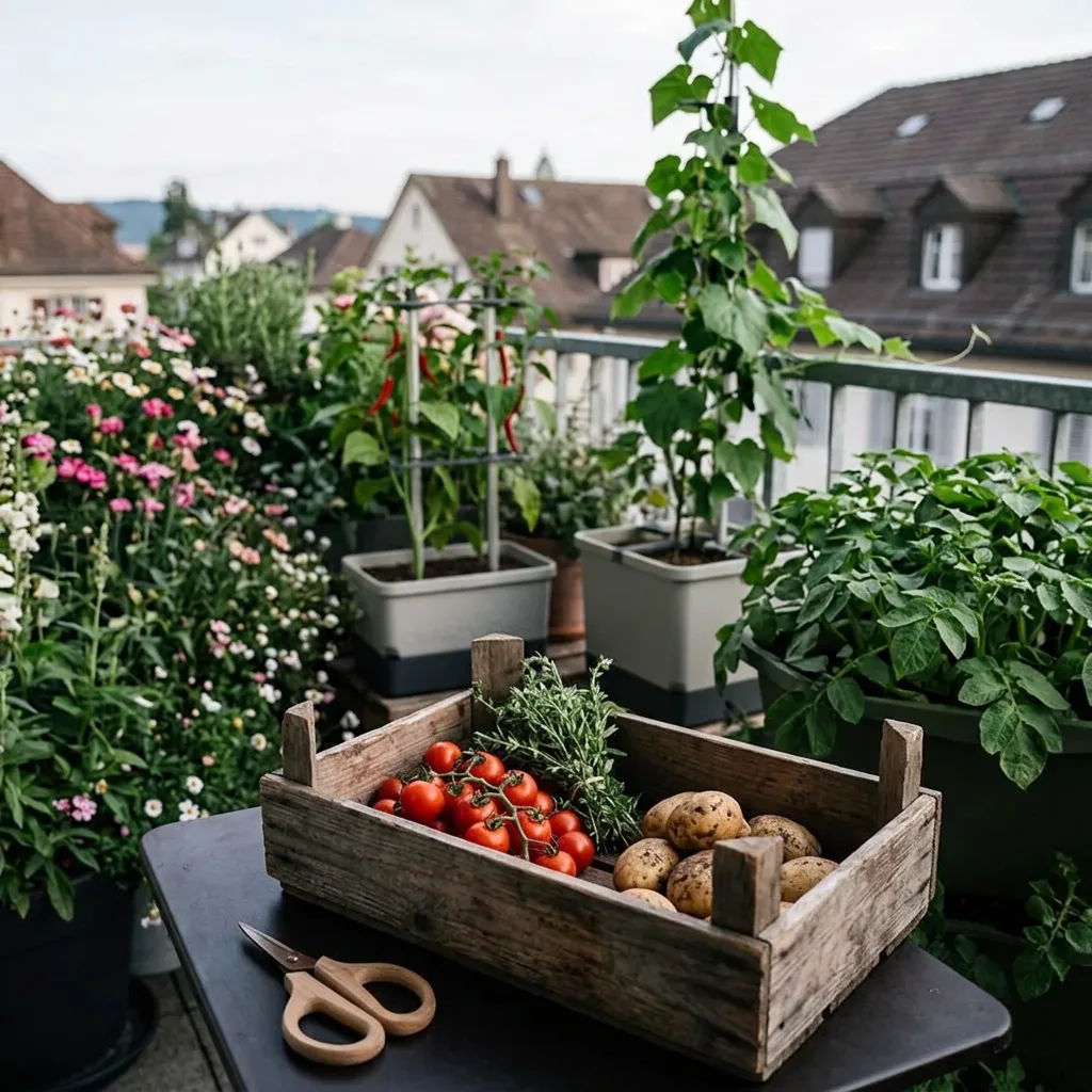 Gemüse vom Balkon, Erlebnis (Atmosphäre) 1