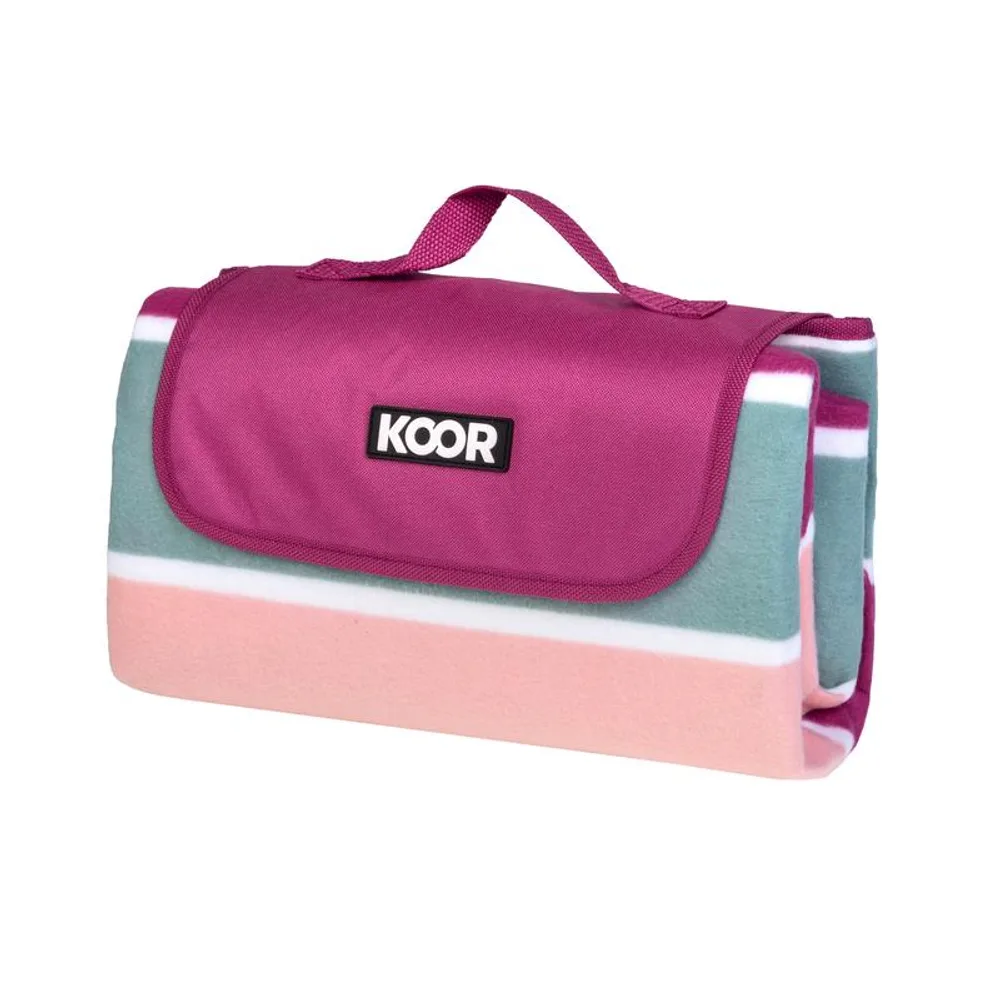 KOOR Picknickdecke Lido-Magenta 135 x 160 cm